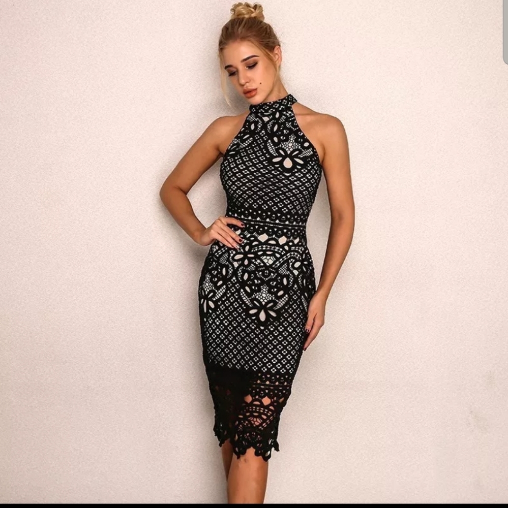 Lace Midi Dress